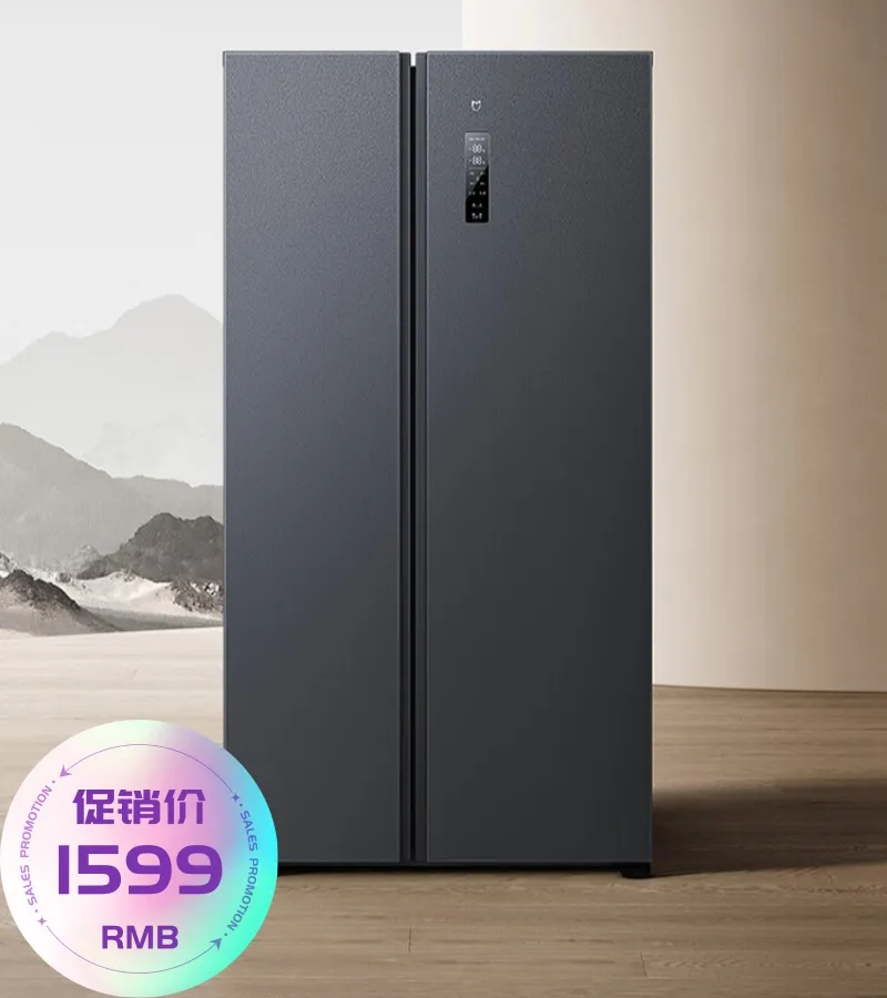 小米610L对开门双开门一级变频